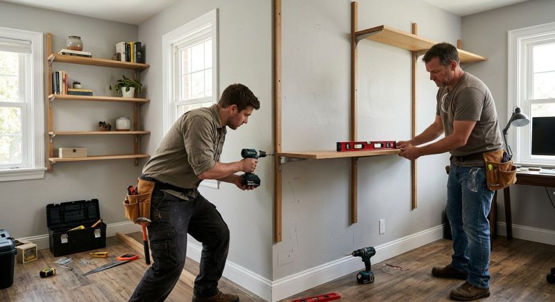 Overhead Shelving Installation in Alexandria, VA