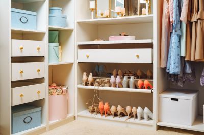 Organized Closet Shelving
