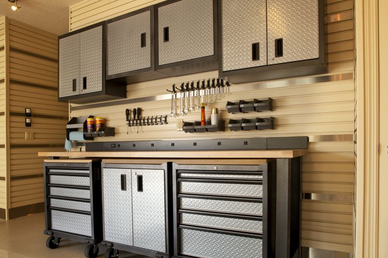 Organized Garage with Racks