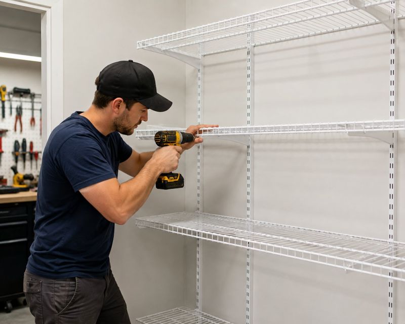 Overhead Shelving Installation in Annapolis, MD